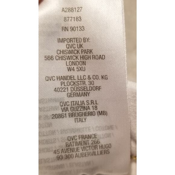 Dream Jeannes by Quacker Factory Skort White Size M Bling - Picture 4 of 9